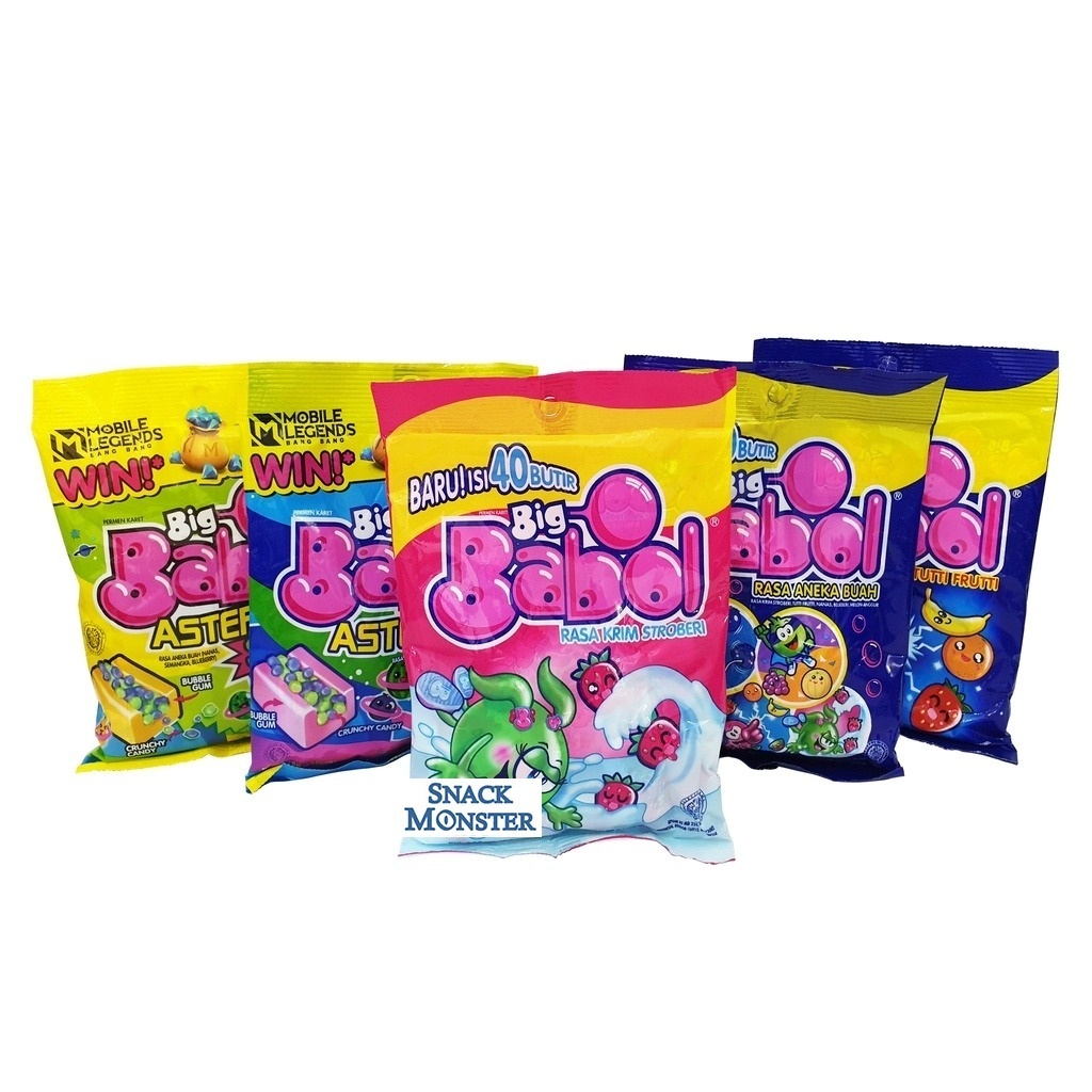 

Permen Chupa Chups Big Babol Permen Karet - Netto 40 bks x 4 gr