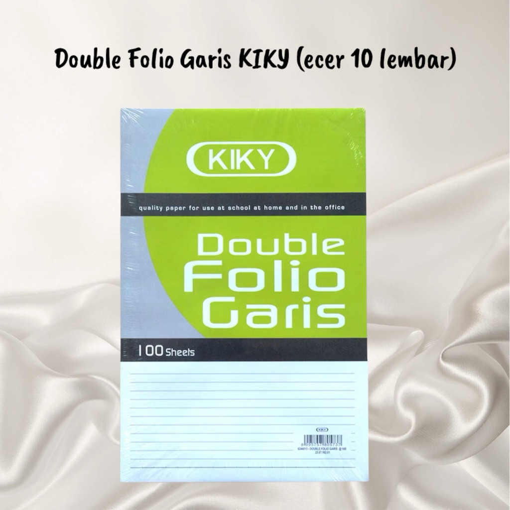 

ATK - Doubel Folio Garis KIKY (ecer 10 lembar)