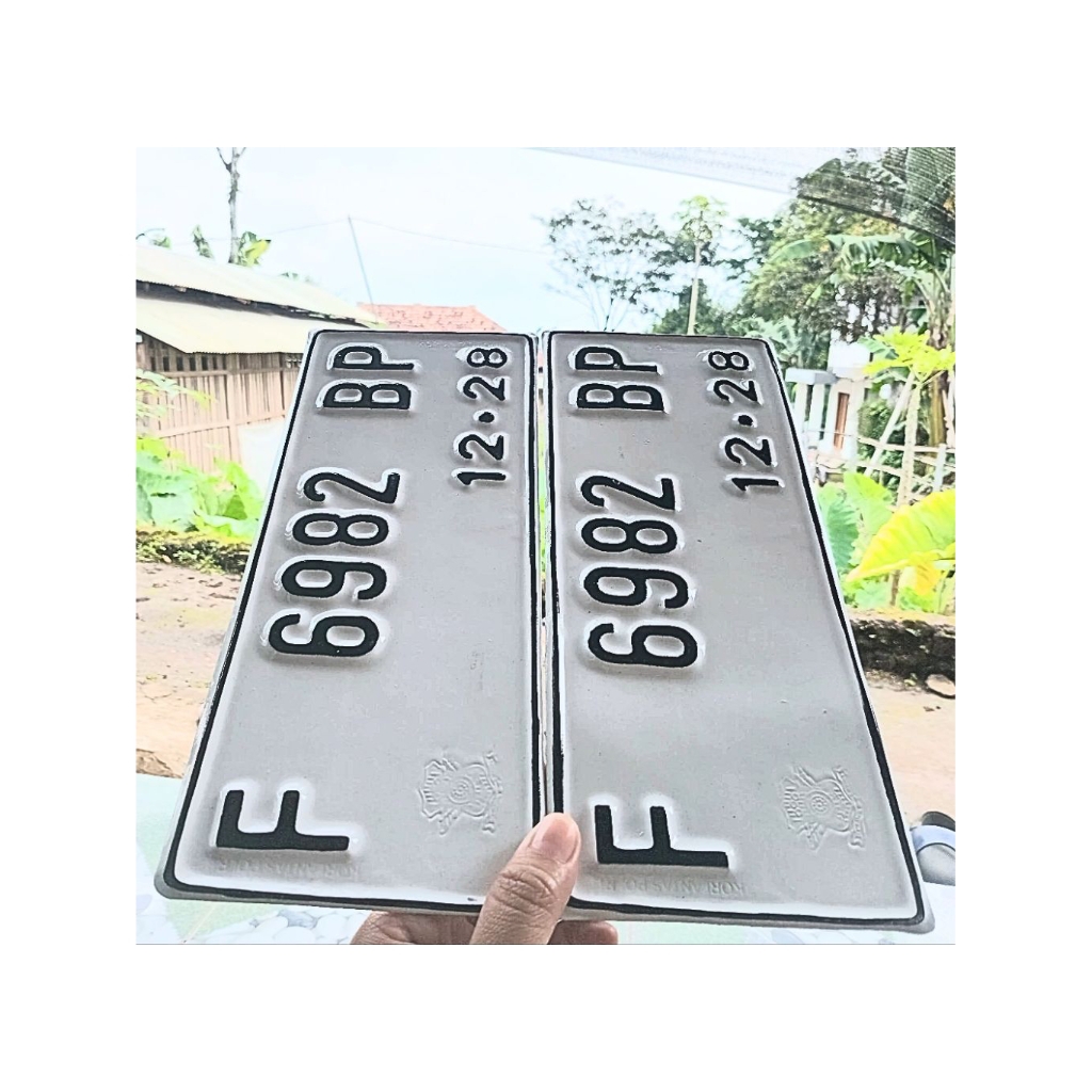 PLAT NOMOR MOTOR STANDAR SAMSAT