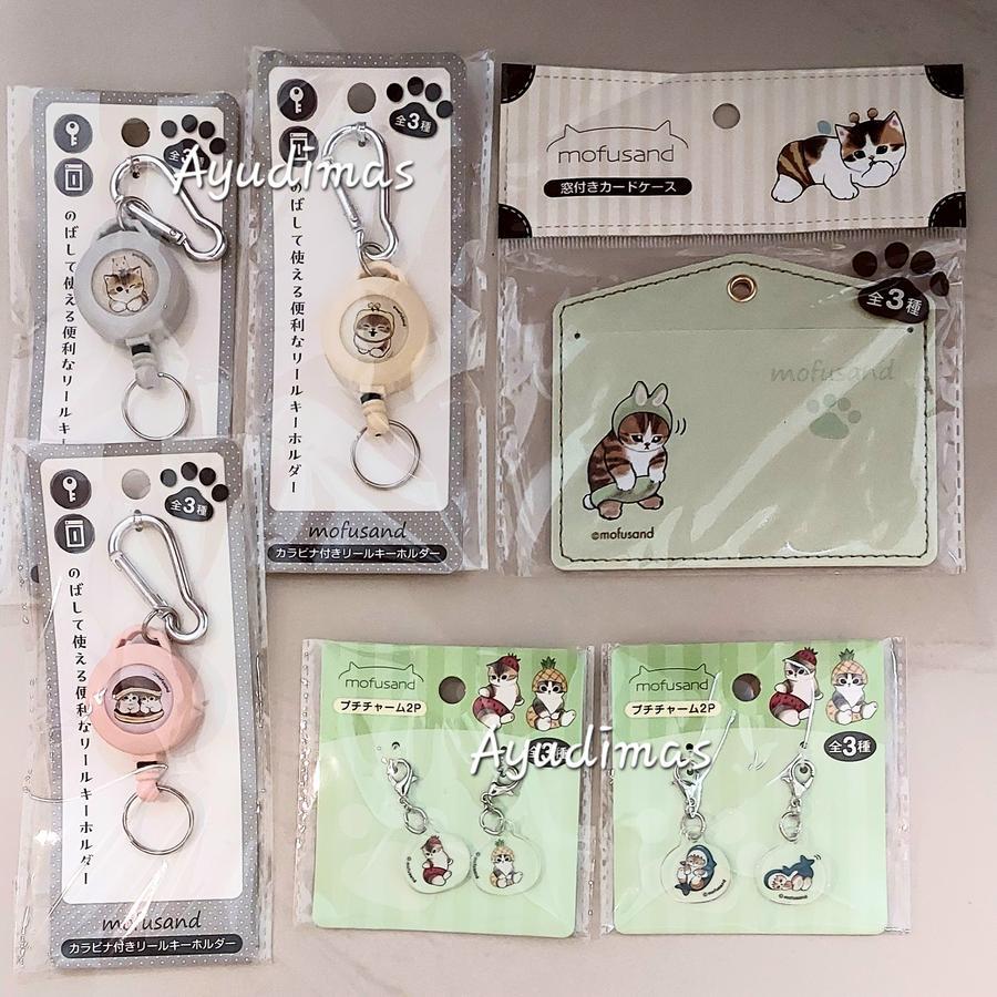 

Mofusand ID Card Name Taq Keychain Carabiner Strap Charm - Gantungan Kunci Bandul