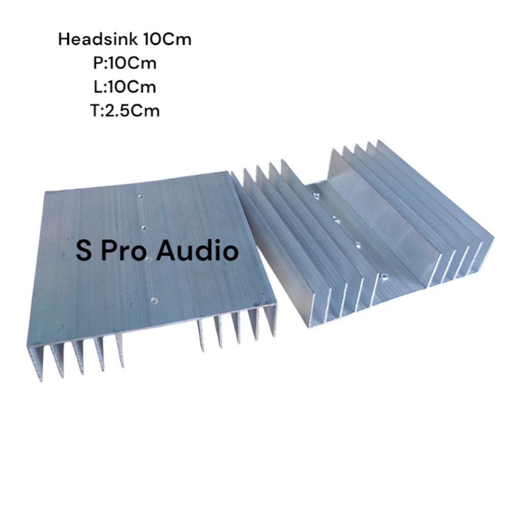 Pendingin 10cm Headsink Transistor Final