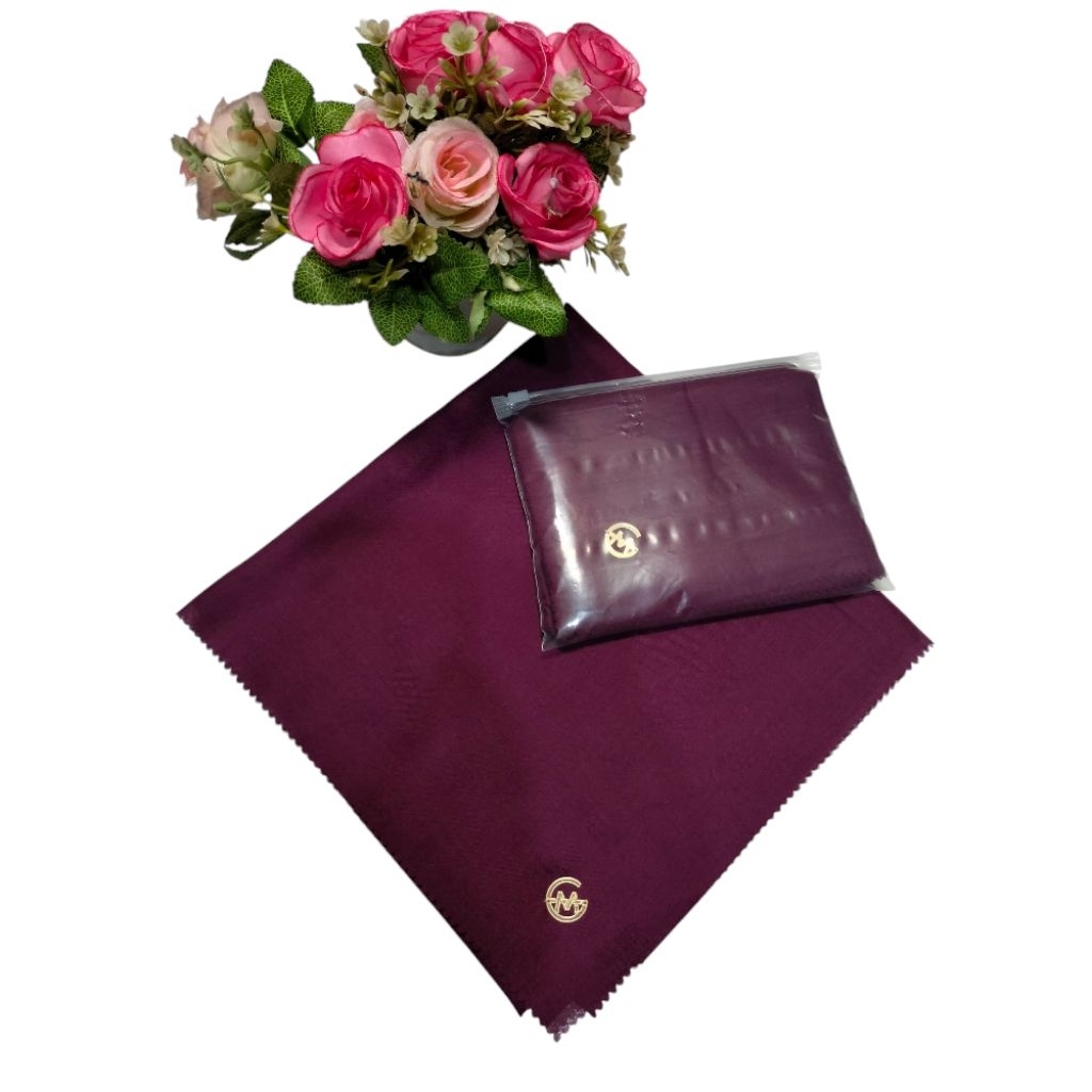 hijab segiempat voal polos .hijab voal lasercut hijab polos berlogo.hijab segiempat polos LC