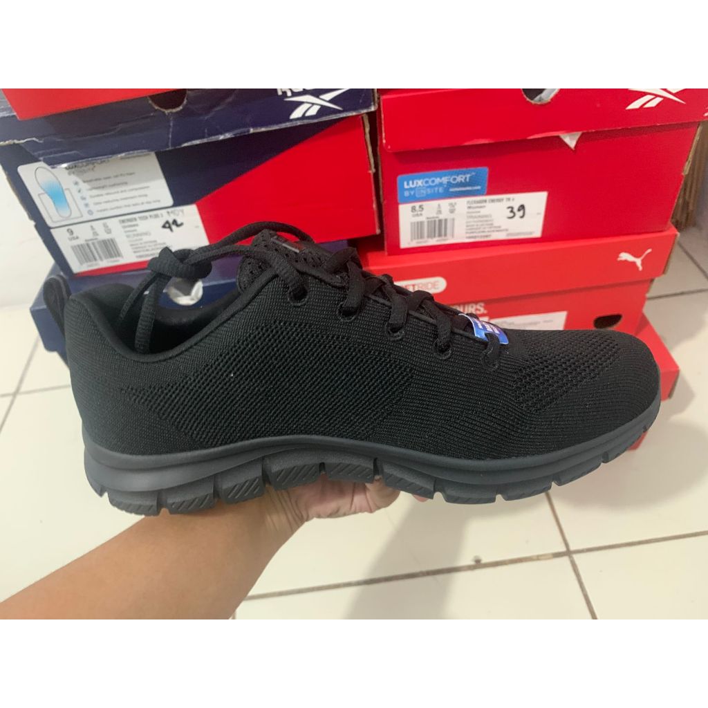 Skechers Sepatu Wanita Full Black TRACK-DAYTIME DREAMER