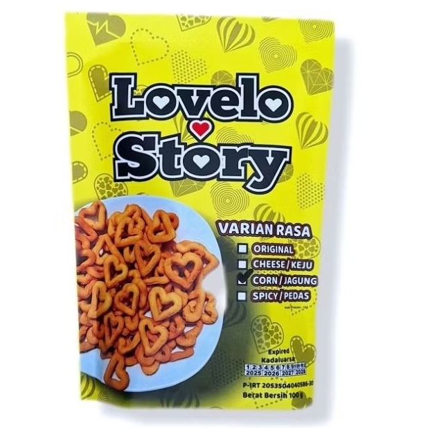 

cemilan lovelo story snack rasa jagung/corn