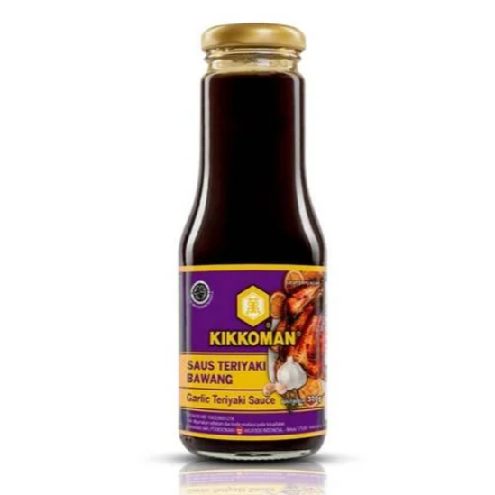 

saus teriyaki garlic bawang kikkoman 300