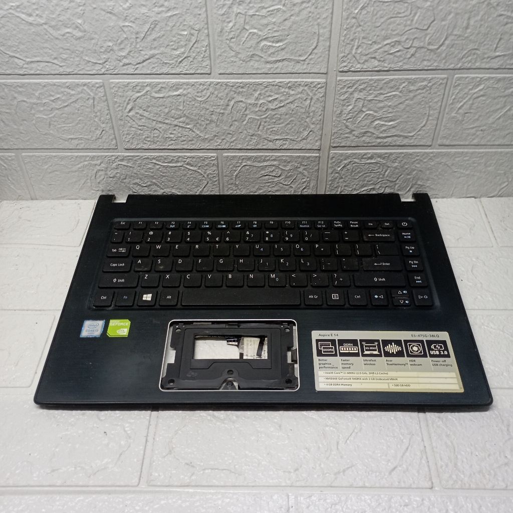 Kesing Case Casing Palmrest Frame Keyboard Laptop Acer Aspire E14  E 14 E5-475 E5-475G