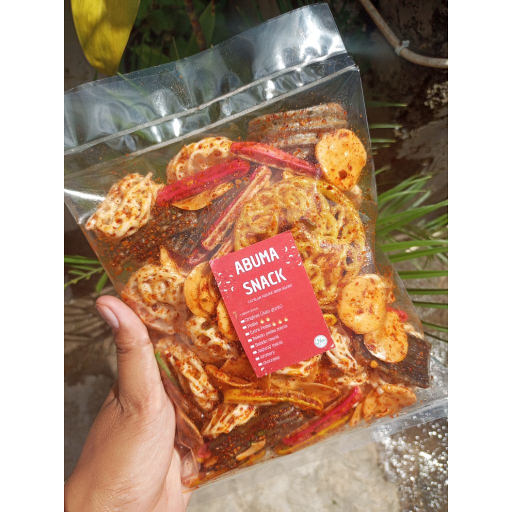 

abumasnack/seblak kering mix 250g/seblak campur/seblak bumbu medok