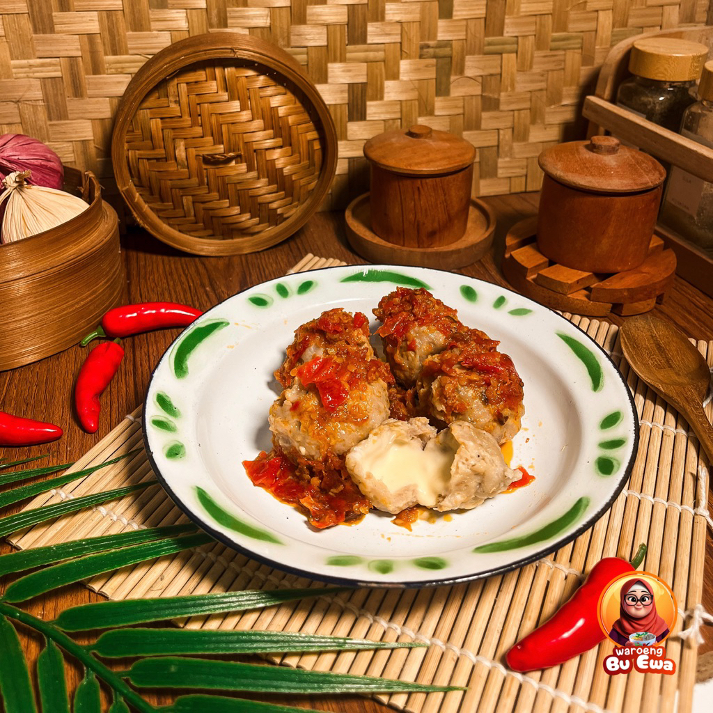 

Waroeng Bu Ewa Pentol isi keju sambal bawang