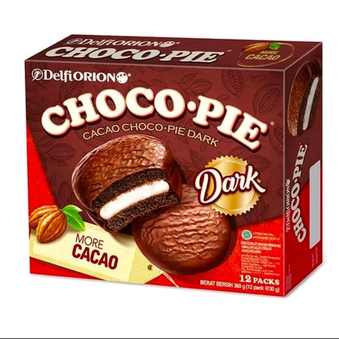 

360g delfi orion cacao choco pie dark