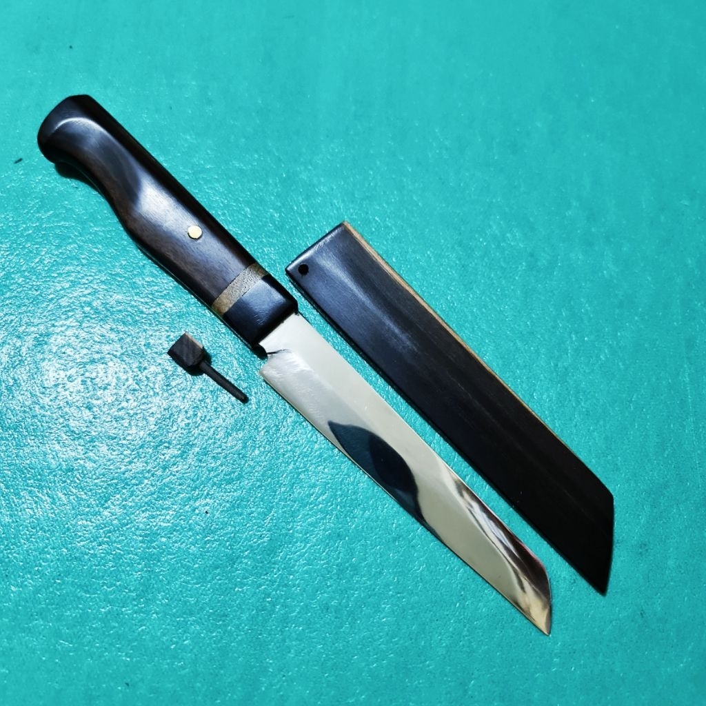 Pisau Daging Sembelih Sisit Boning Baja D2 BOhler K110