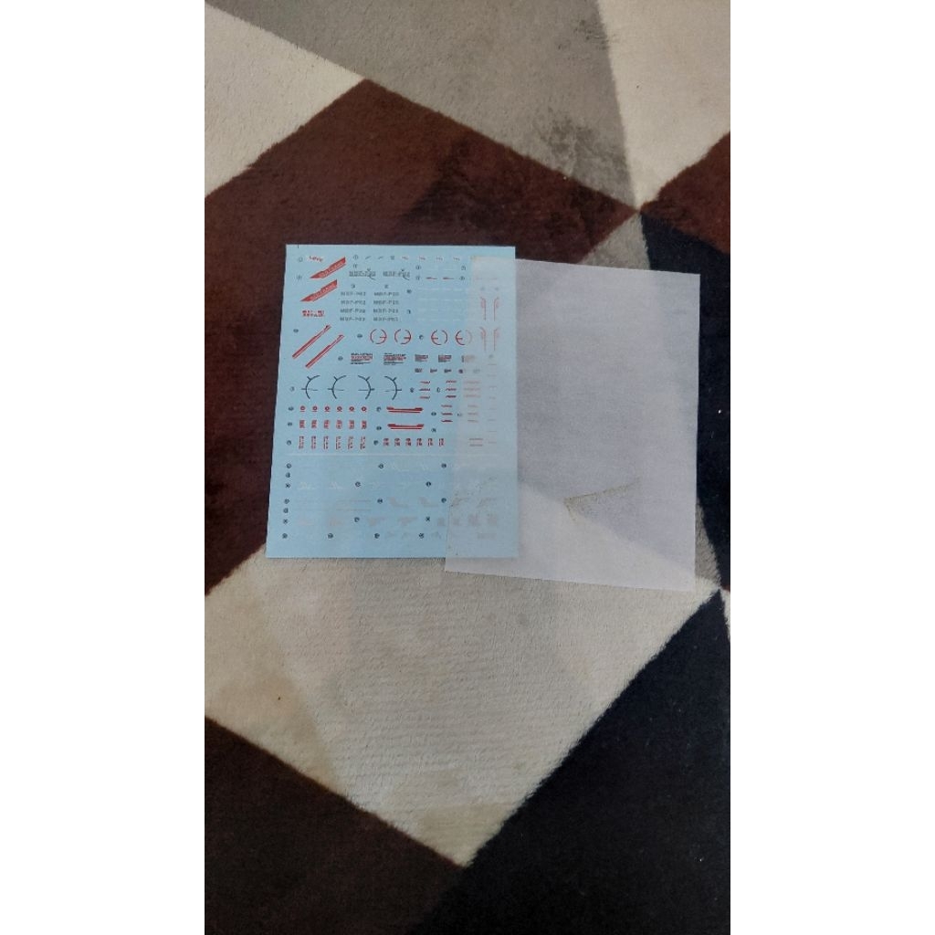 Decal Astray Red Frame Daban Metal Build MG 1/100