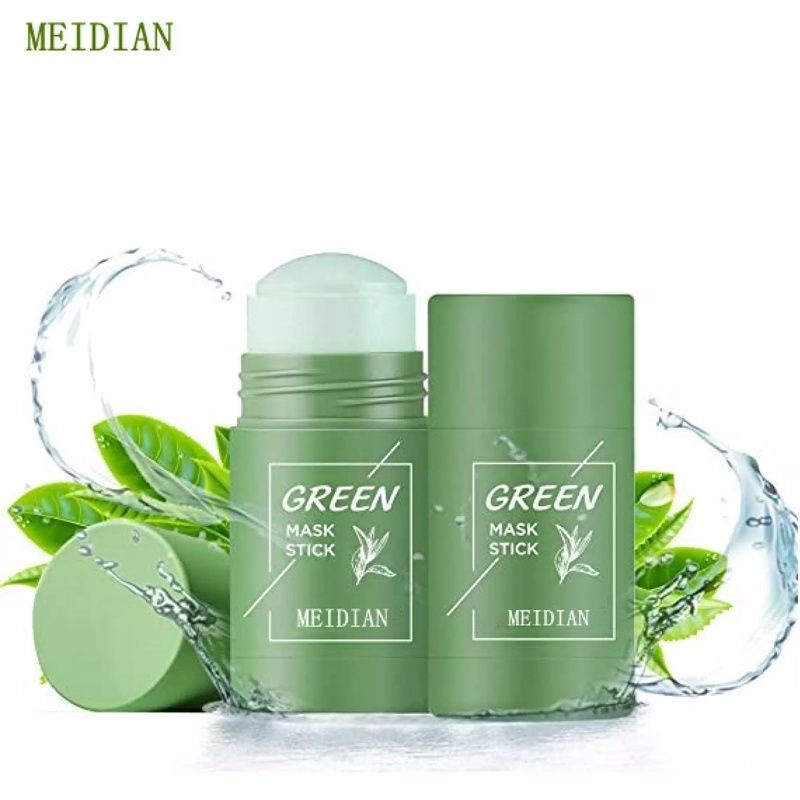 Meidian Green Mask STICK Masker Stik Green Tea ~ Meidian Green Mood Mask
