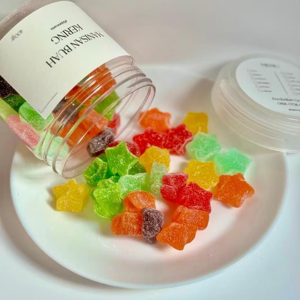 

Permen Jelly Malaysia / Waisun Premium 200gr / 400gr Jeli Kiloan