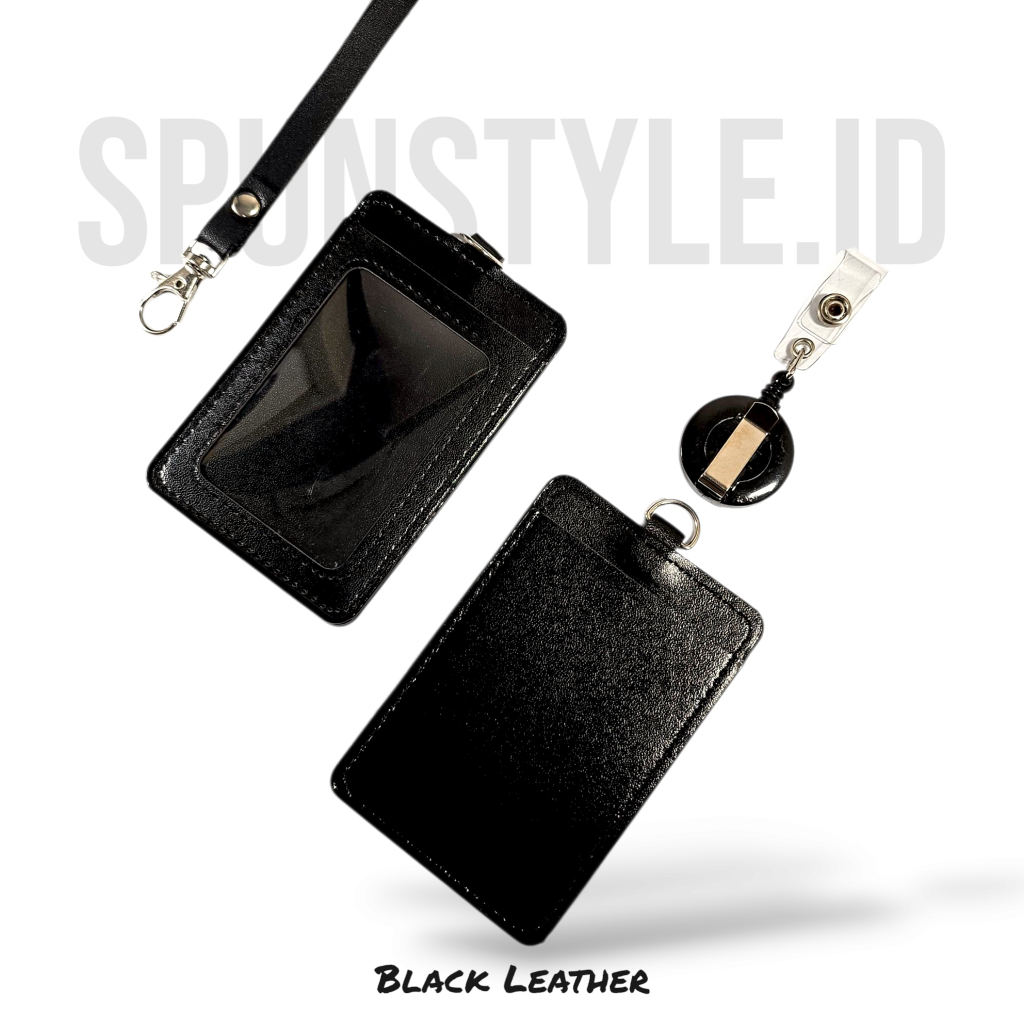 

ID Card Saku /Lanyard Kulit /Name Tag With Yoyo by SPUNSTYLE