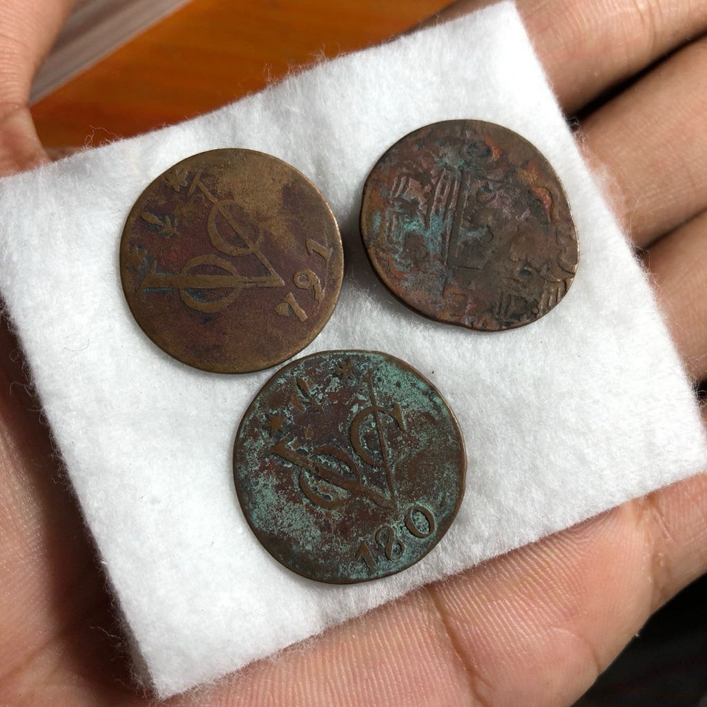 Koin Kuno Gelderland VOC 3pcs Eror