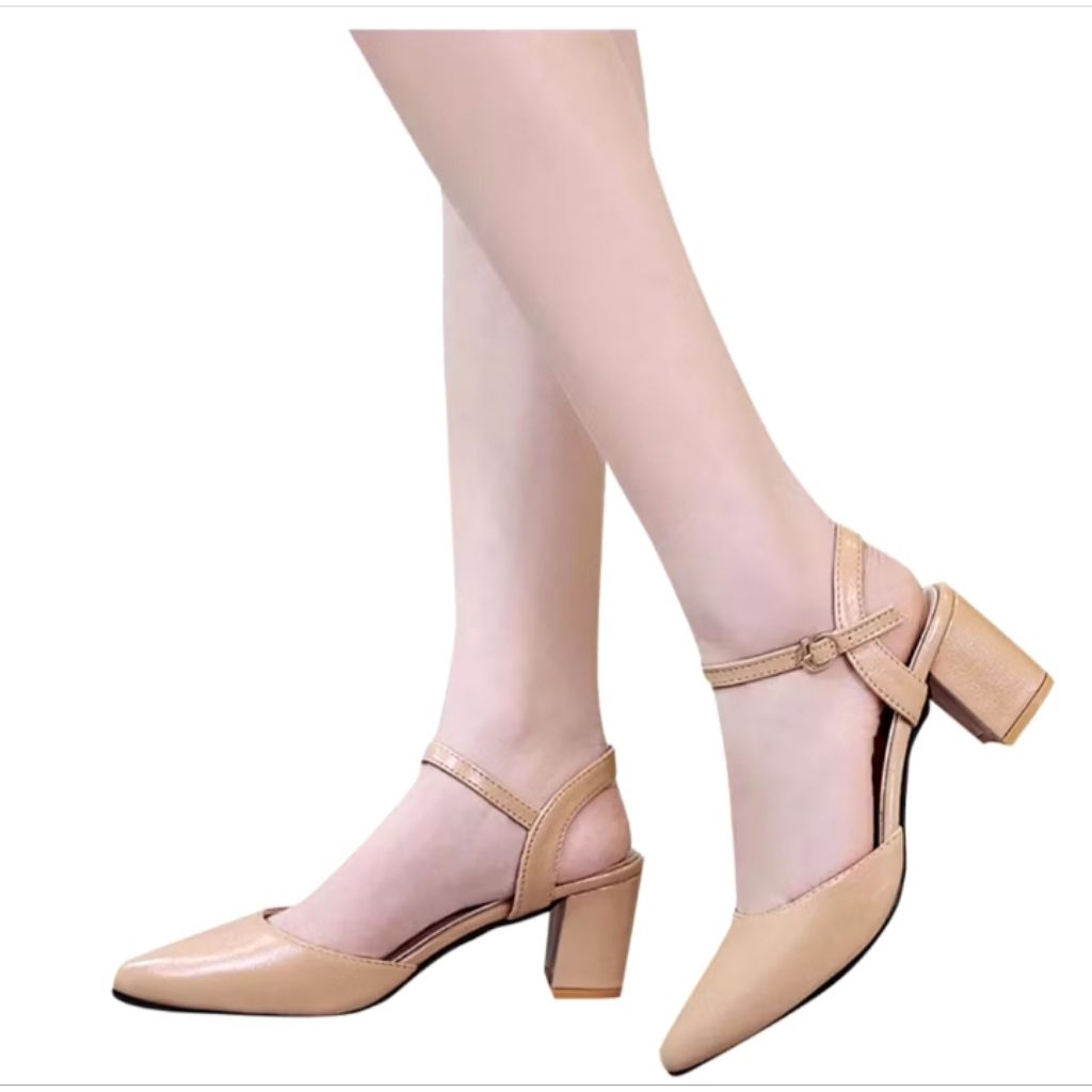 Sepatu Wanita Tali Hak 5cm