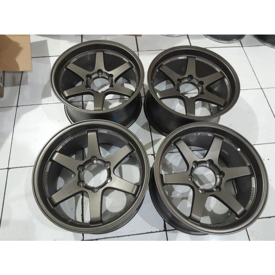VELG BEKAS HSR TKYO R18 VELG TE37 R18 LEBAR 9,5 ET 20 PCD 6X139
