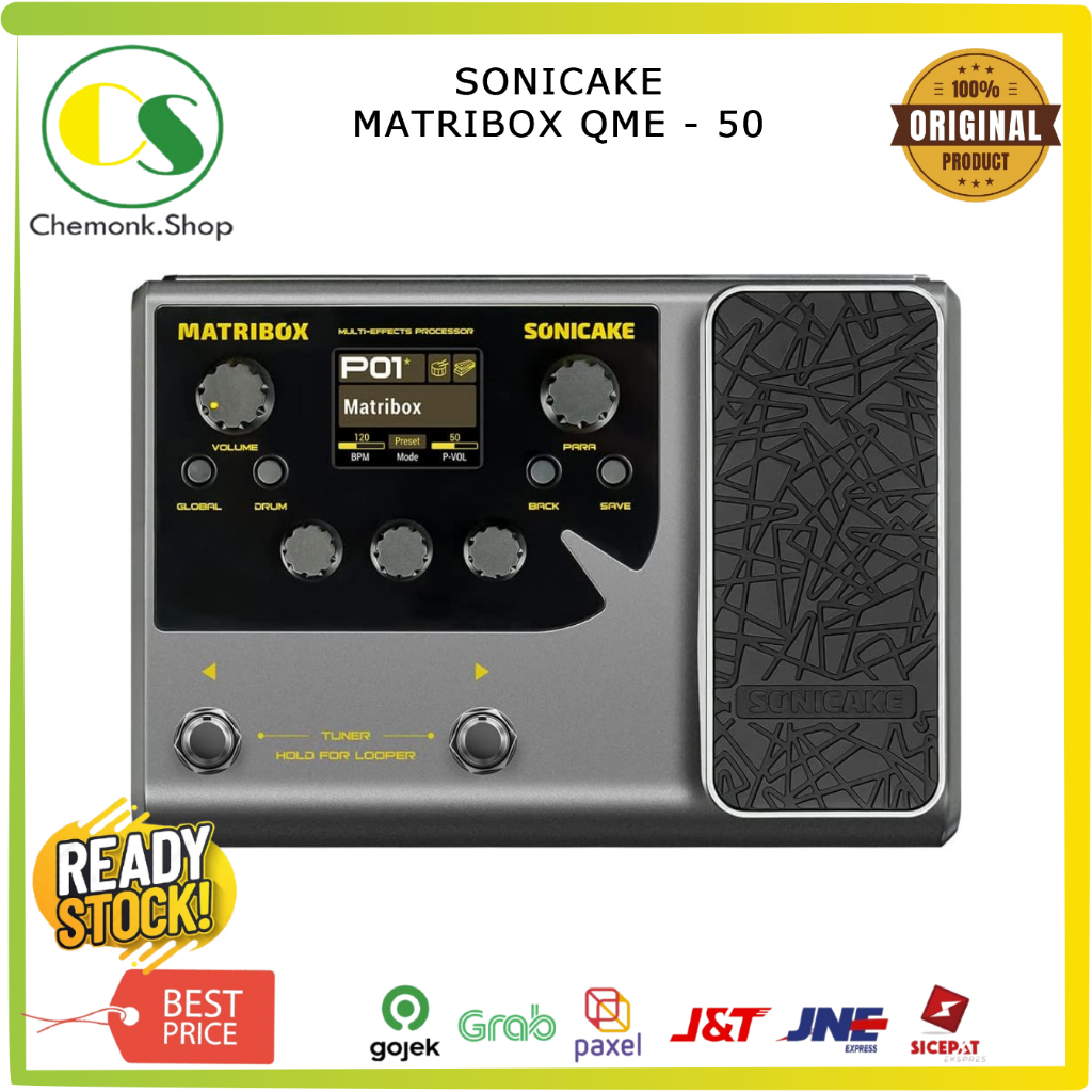 Efek Gitar SONICAKE Matribox QME-50 Multi Effects Processor Pedal