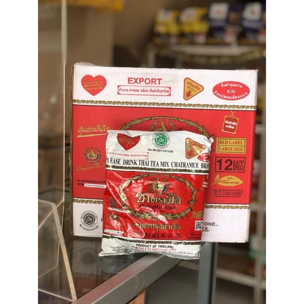 

Chatramue Thai Tea Black Tea 1 dus isi 12 di denpasar bali
