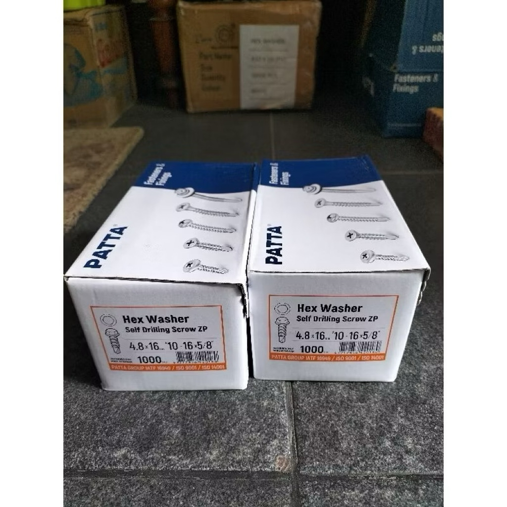 BAUT TASO MERK PATTA / BAUT BAJA RINGAN / BAUT CANAL / BAUT MERK PATTA ASLI / Harga Baut 1pcs dalam