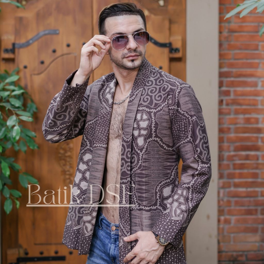 Outer Batik Pria - Kualitas Premium - Batik Solo