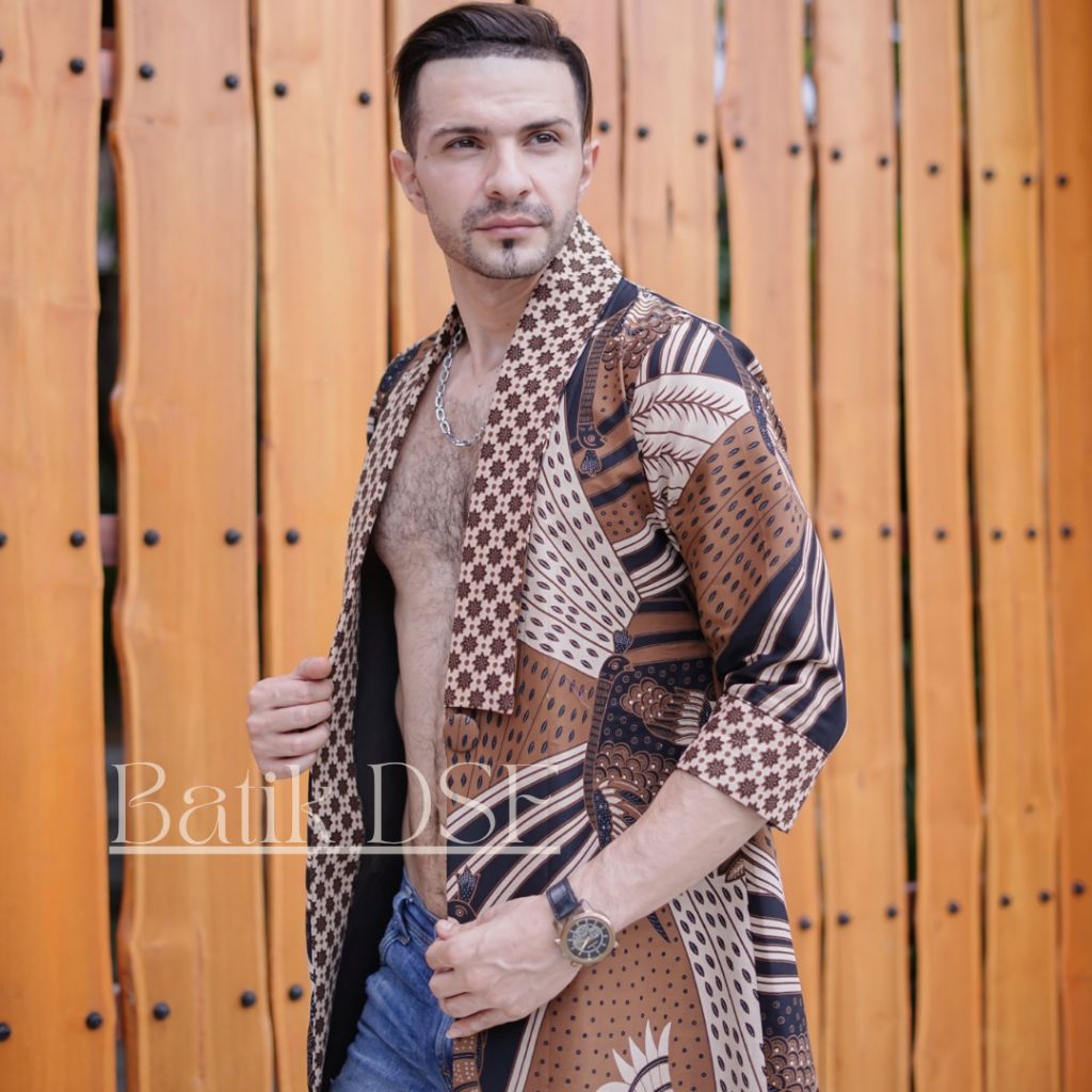 Outer Batik Pria - Kualitas Premium - Batik Solo