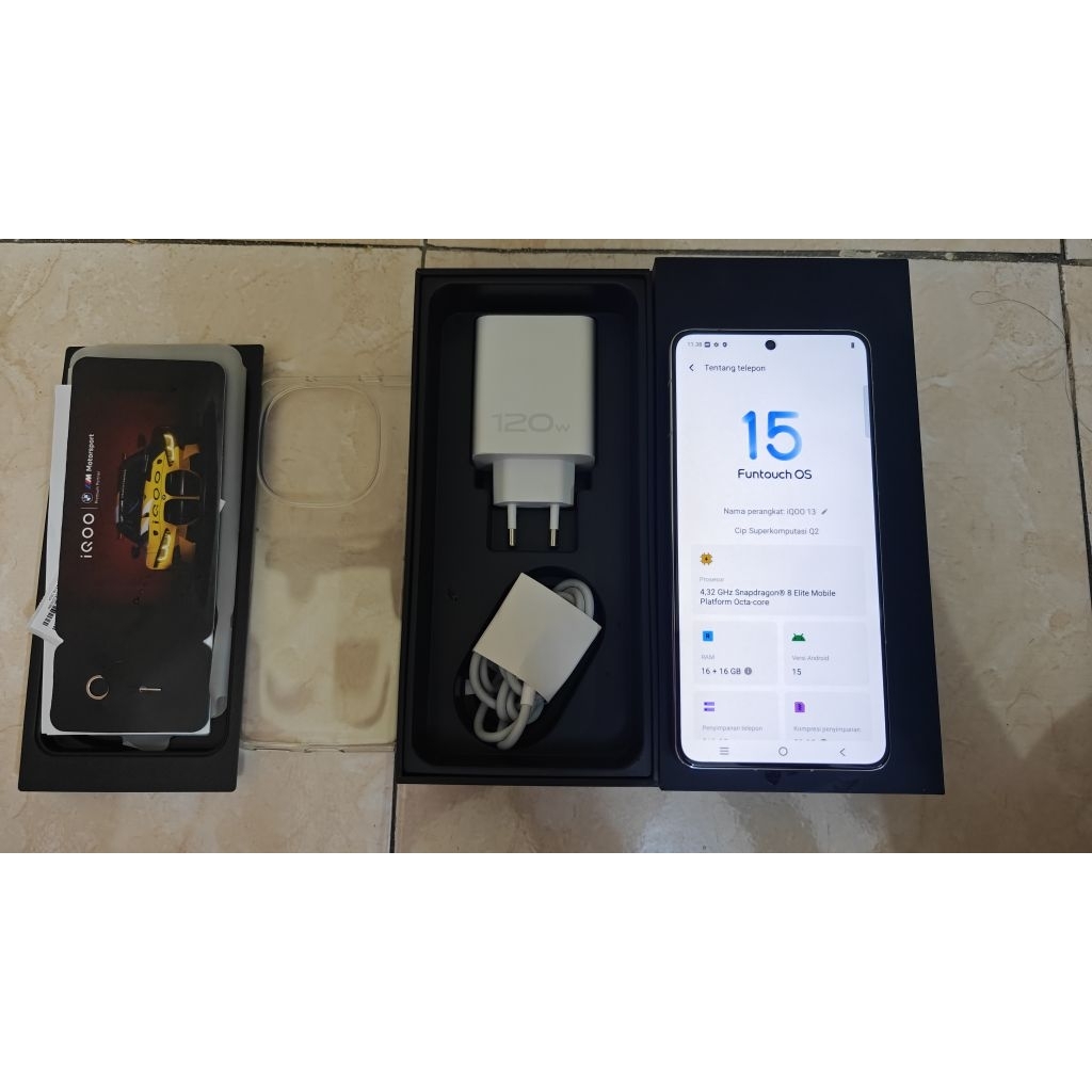 IQOO 13 16/512GB FULLSET MULUS NETT