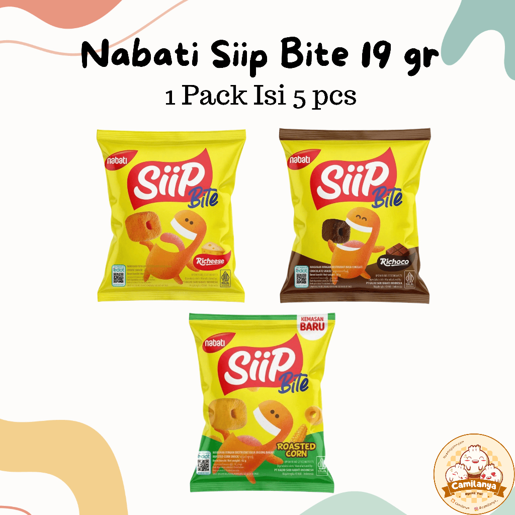 

Nabati Siip Bite 19 gr 1 Pack/Pak Isi 5 pcs
