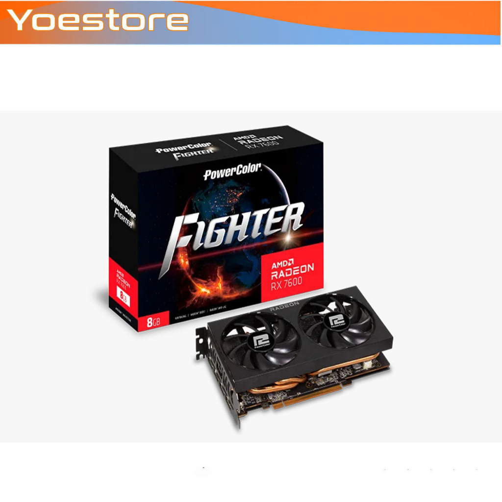 POWERCOLOR RADEON RX 7600 FIGHTER 8GB GDDR6