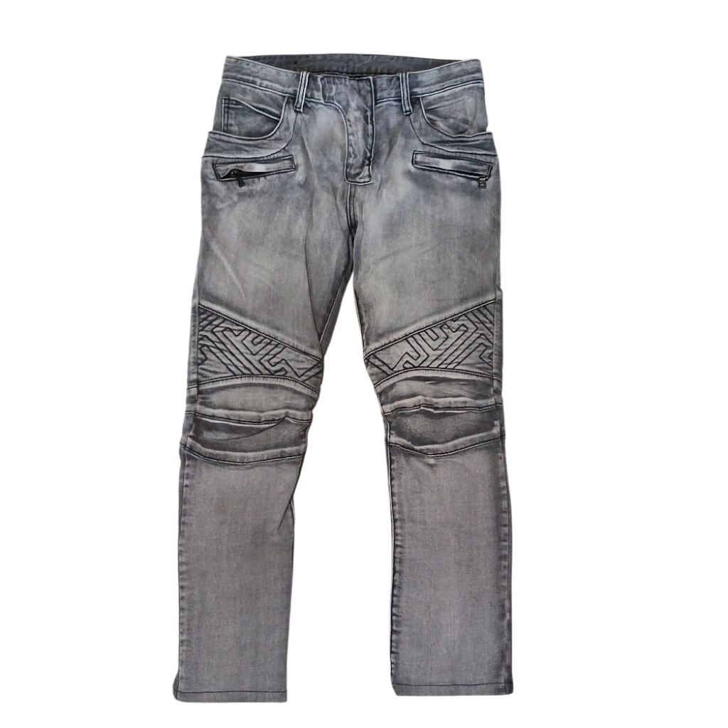celana jeans bikers Balmain strecht second
