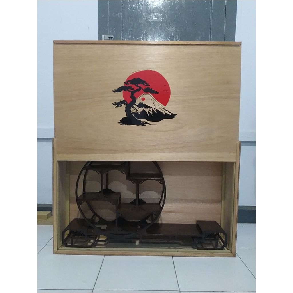 Meja Display Bonsai Mame Grouping