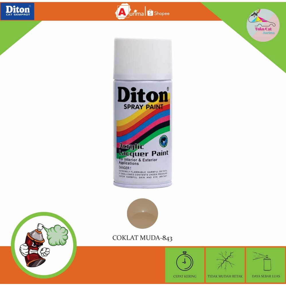 PILOX CAT SEMPROT DITON COKLAT MUDA-843 300CC ORIGINAL DITON