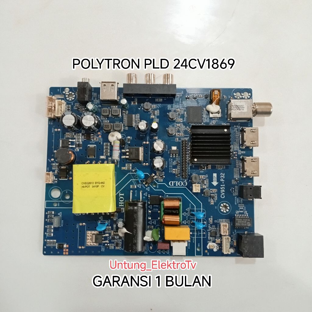 MB TV POLYTRON PLD 24CV1869 MAINBOARD-MOTHERBOARD-MODUL TV POLYTRON PLD 24CV1869