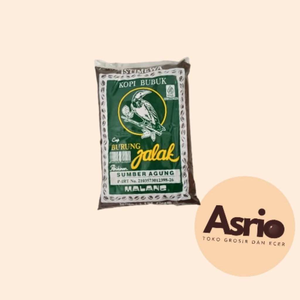 

Kopi bubuk cap burung jalak istimewa berat 175gr