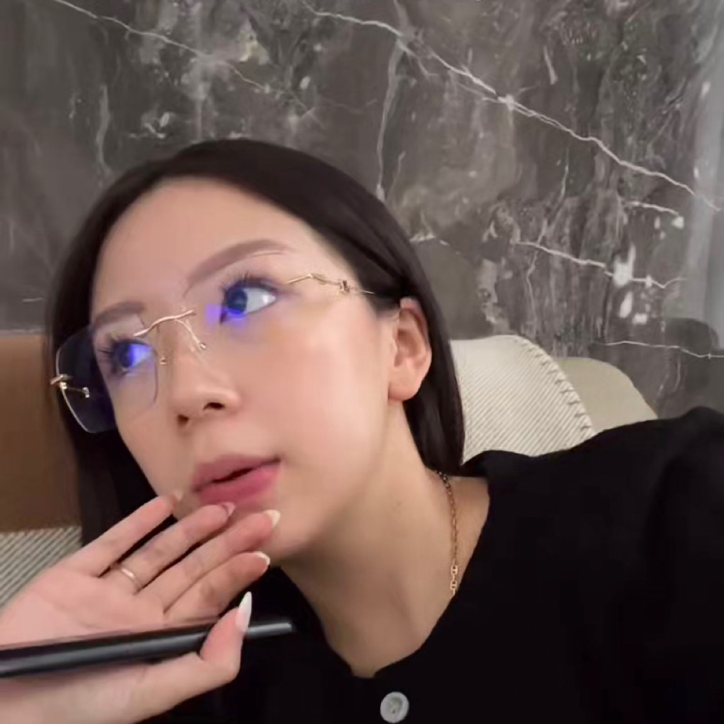 Pooh Rimless bluechromic blueray | kacamata antiradiasi optik marchoptic vilisu felbe