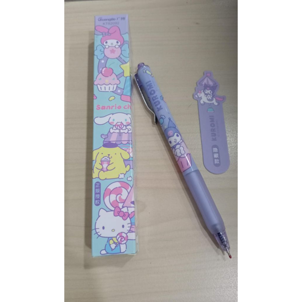 

GuangBo KT82092 Sanrio character Ballpoint Cetek Blind Box Tinta Hitam 0.5 mm
