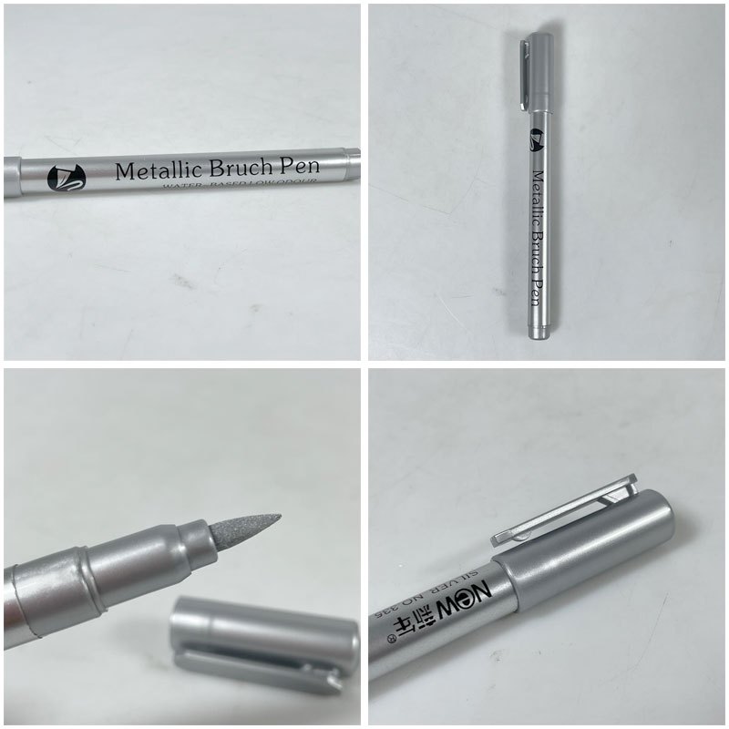 

Spidol Metallic Permanen Marker Pen Waterproof 10mm isi 12 PCS