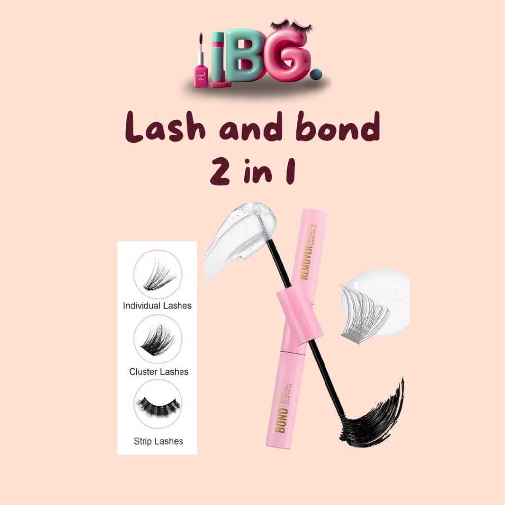 Lash And Bond Glue Lem Eyelash Mascara Lem Eyelash 2in1 Mascara Glue Eyelash Eyelash Mascara Glue