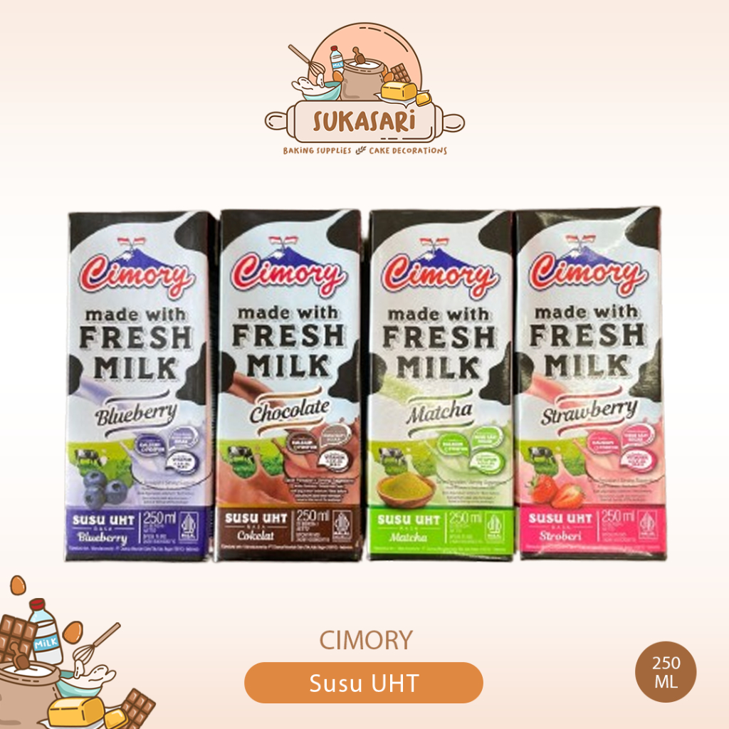 

Cimory Milk UHT 250ml / Susu UHT Rasa Matcha Chocolate Blueberry Strawberry