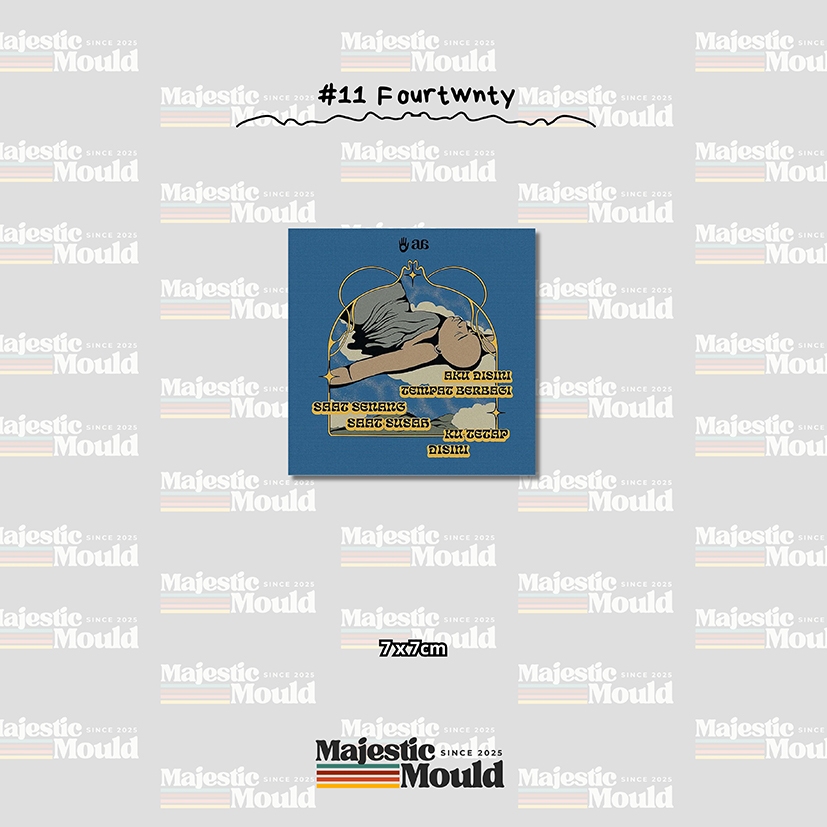 

#11Fourtwnty – Stiker Band Vinyl Glossy | Tahan Air & Luntur (Laptop/Helm/Tumbler/dan media lainnya)