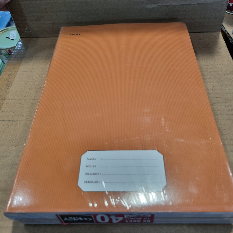 

Buku Tulis Panjang OKEY 40 Lembar (ISI 10 Buku) - Sampul Coklat | Notebook Buku Sekolah B5