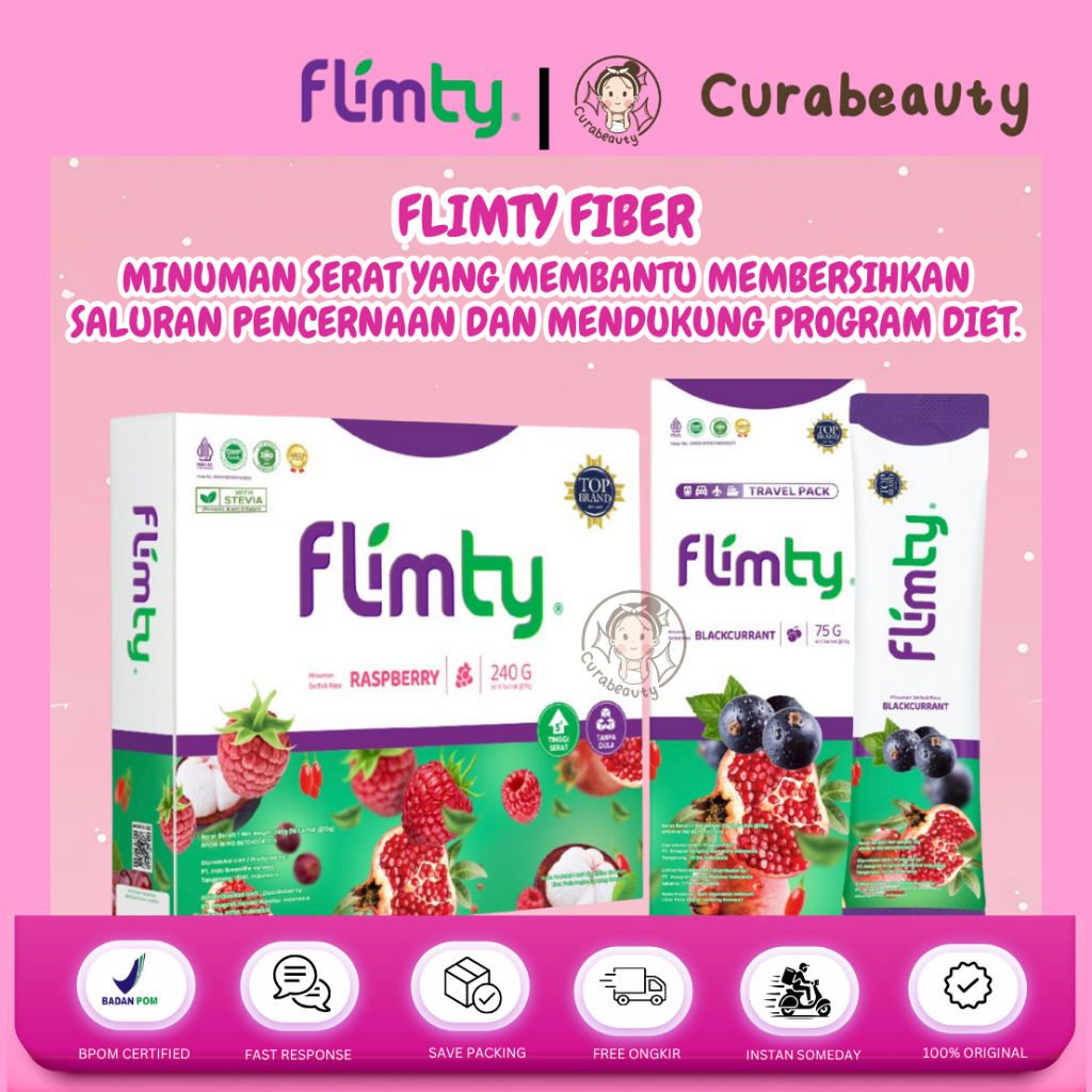 •CURABEAUTY• MANADO FLIMTY FIBER DETOX ANTIOKSIDAN - TRAVEL SIZE