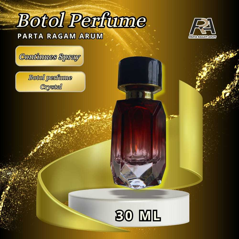 GROSIR BOTOL PARFUM CRYSTAL 30 ML - BOTOL PARFUM KOSONG CRYSTAL