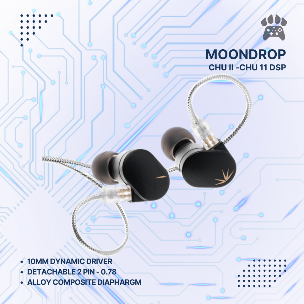 MOONDROP CHU II / CHU 2 Dynamic Driver In-Ear Monitor Earphone iem