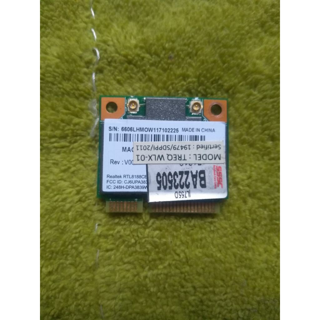 WiFi WLAN CARD WIRELESS ADAPTER TOSHIBA SATELLITE C660 C655 C655D L640 L645D L745D L755 C855 C855D L