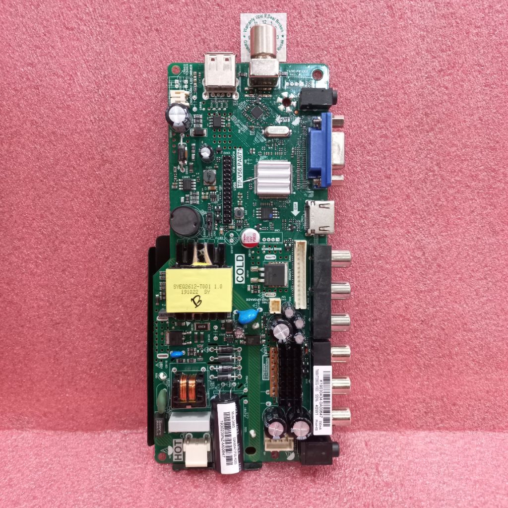 COOCAA 24W1900(BARU) - MAINBOARD- MOTHERBOARD- MOBO- MB- MODUL TV LED
