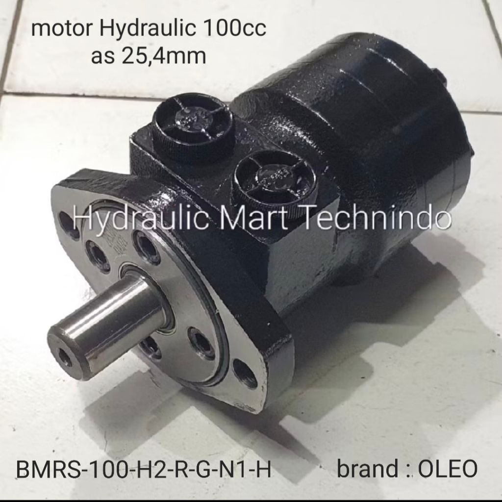 orbital motor hydraulic 100 cc BMRS-100-H2-R-G-N1-H shaft 25,4 mm SAE-A brand OLEO drill-jacro-winch