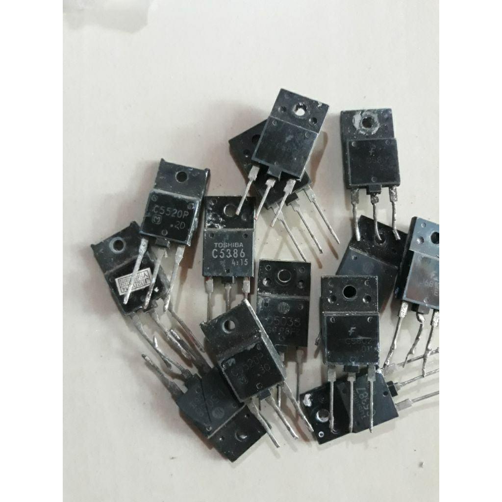 Transistor horisontal monitor, tanpa damper(Dioda)