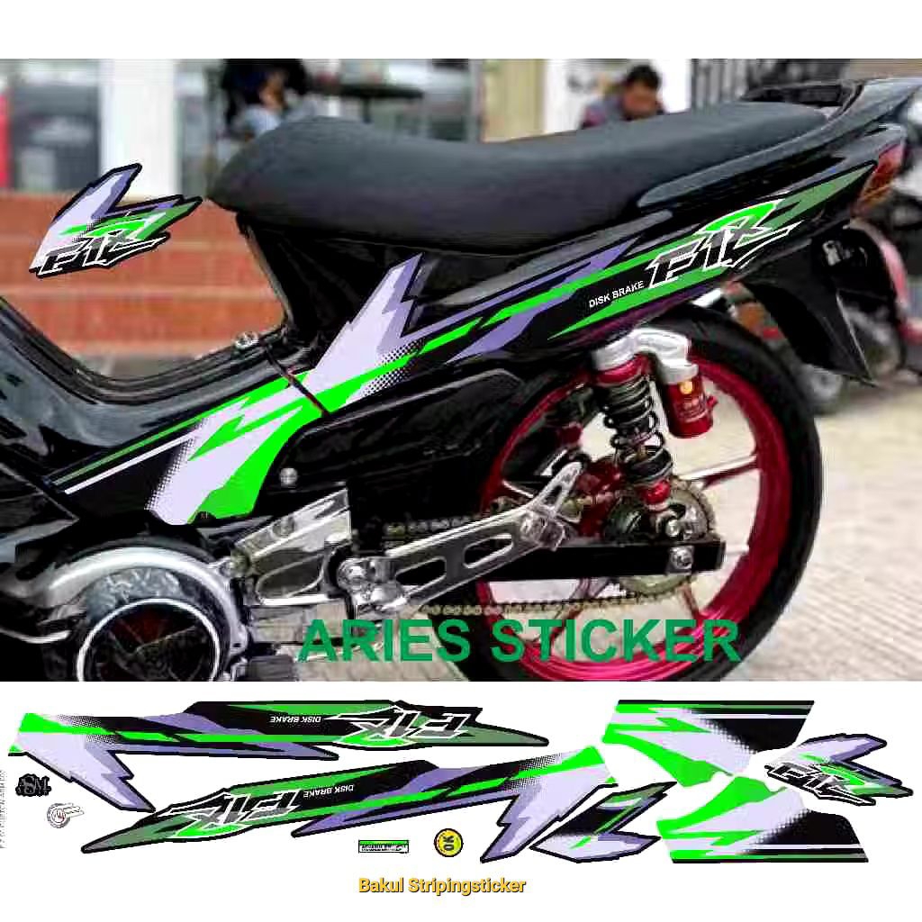 Striping sticker motor fiz fiz r 95 custom LIS STRIPING FIZ FIZ R 95