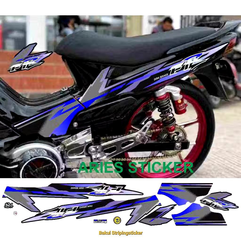Striping sticker motor fiz fiz r 95 custom LIS STRIPING FIZ FIZ R 95